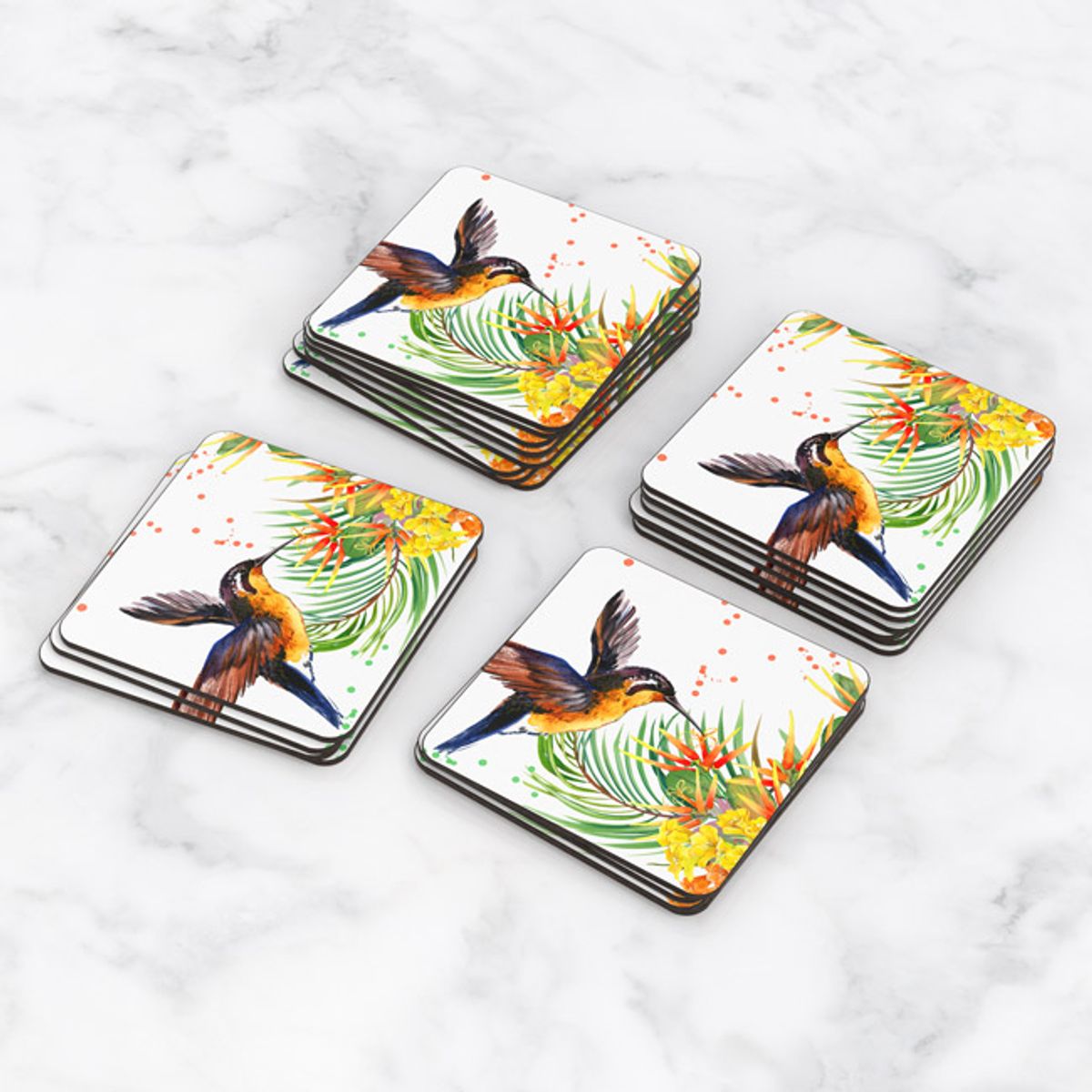 TAYRONA STORE - Portavasos Set x 6 Colibrí 05