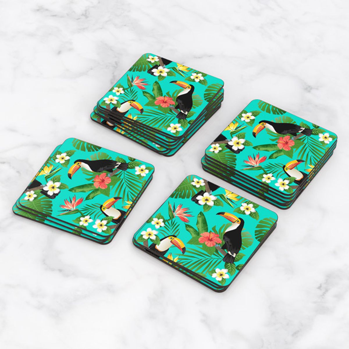 TAYRONA STORE - Portavasos Set x 6 Flores 247