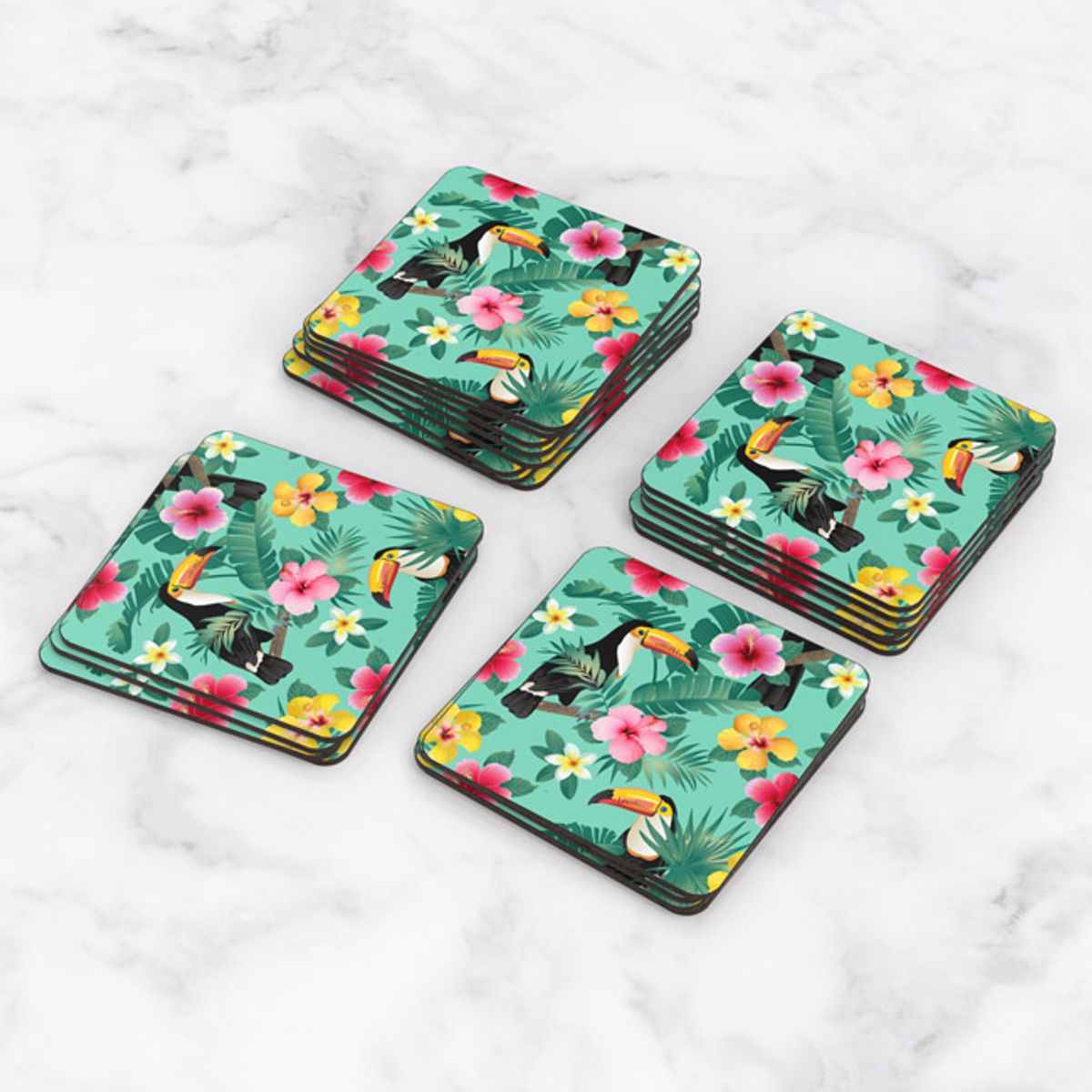 TAYRONA STORE - Portavasos Set x 6 Flores 289