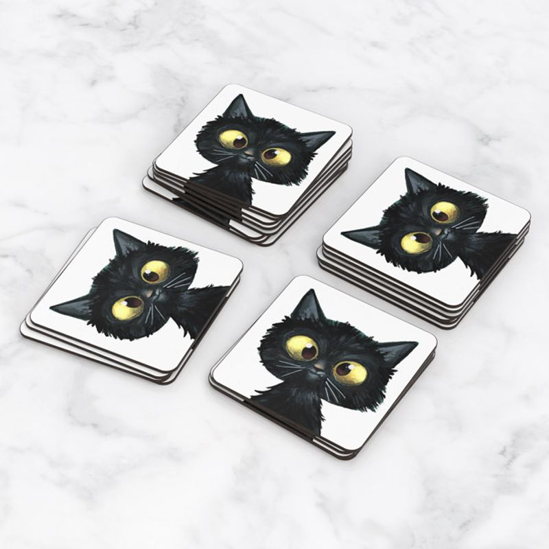 TAYRONA STORE - Portavasos Set x 6 Gatos 109