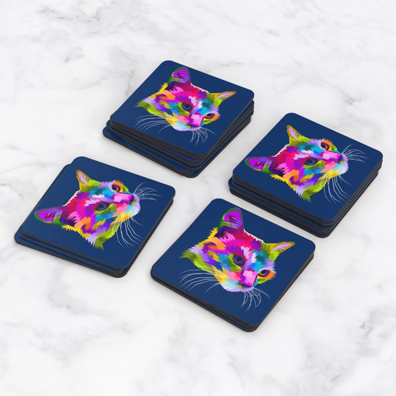 TAYRONA STORE - Portavasos Set x 6 Gatos 119
