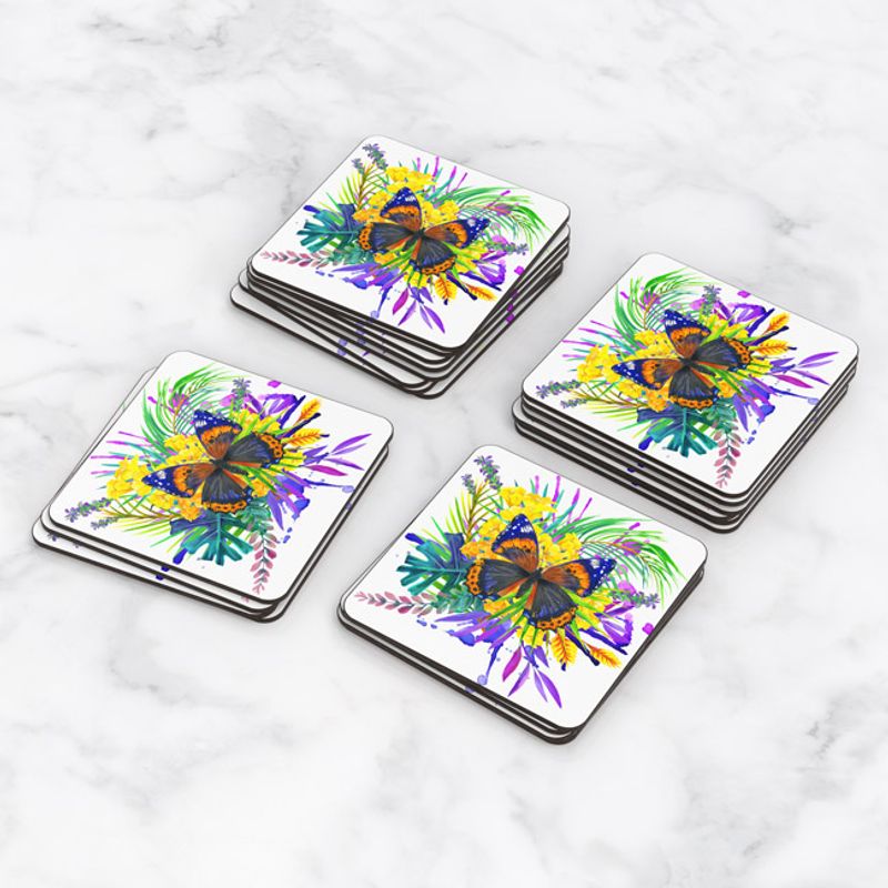 TAYRONA STORE - Portavasos Set x 6 Mariposa 53