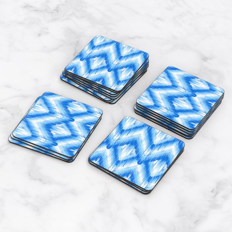 TAYRONA STORE - Portavasos Set x 6 Patrón Azul 21