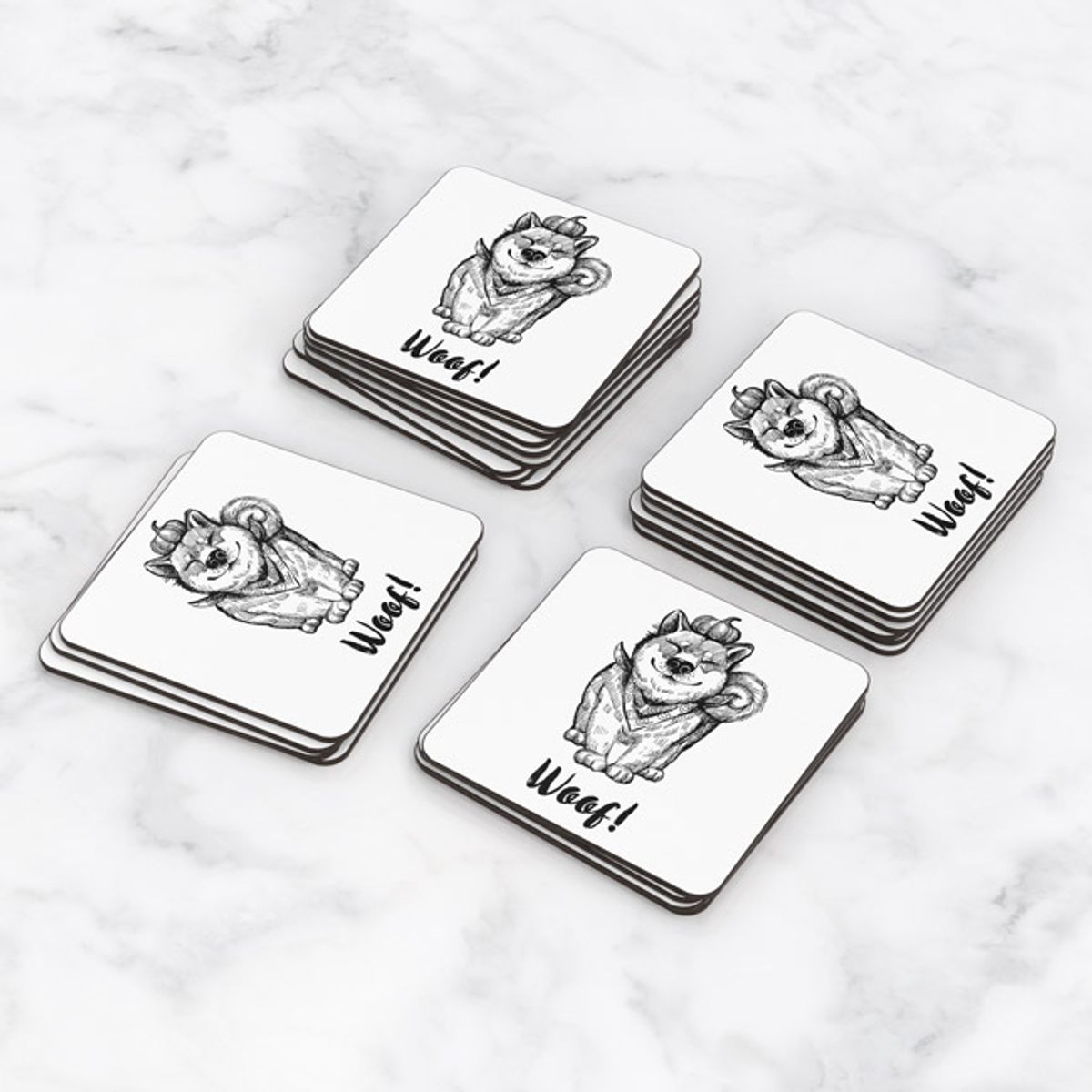 TAYRONA STORE - Portavasos Set x 6 Perro 106