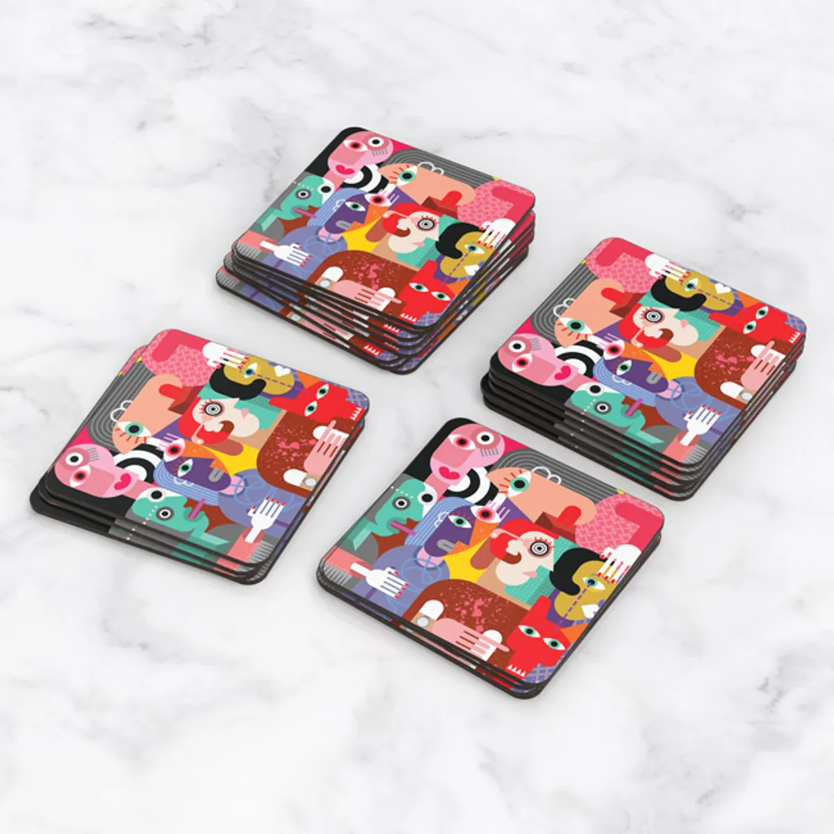 TAYRONA STORE - Portavasos Set x 6 Picasso 05