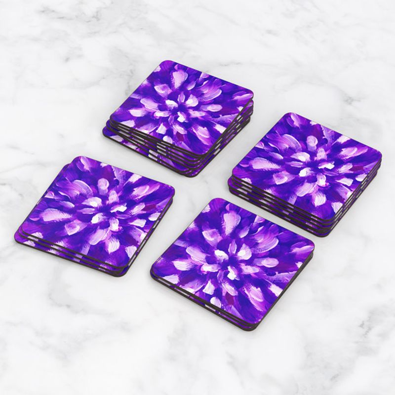TAYRONA STORE - Portavasos Set x 6 Pintura Flores 118