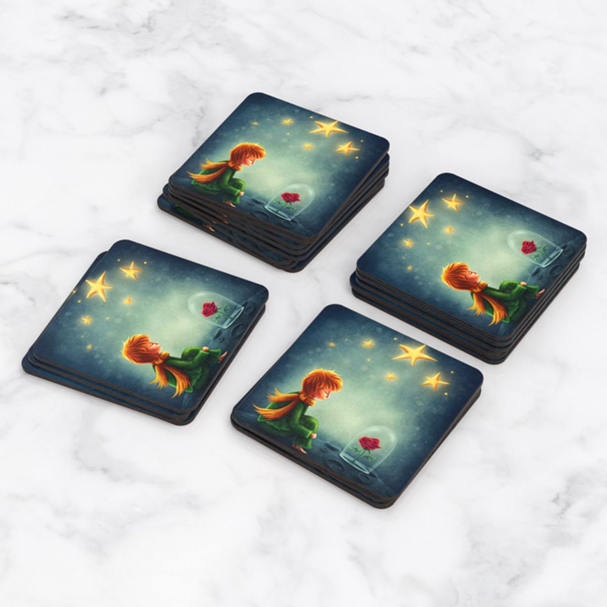 TAYRONA STORE - Portavasos Set x 6 Principito 08