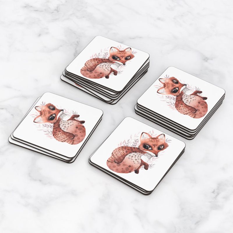 TAYRONA STORE - Portavasos Set x 6 Zorro 20