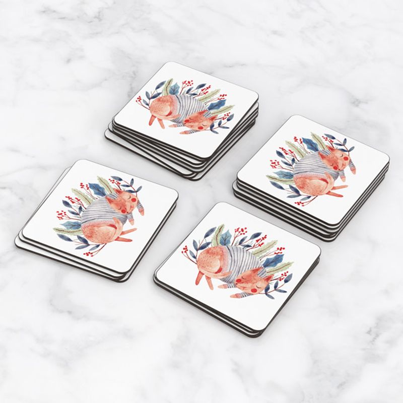 TAYRONA STORE - Portavasos Set x 6 Zorro 18