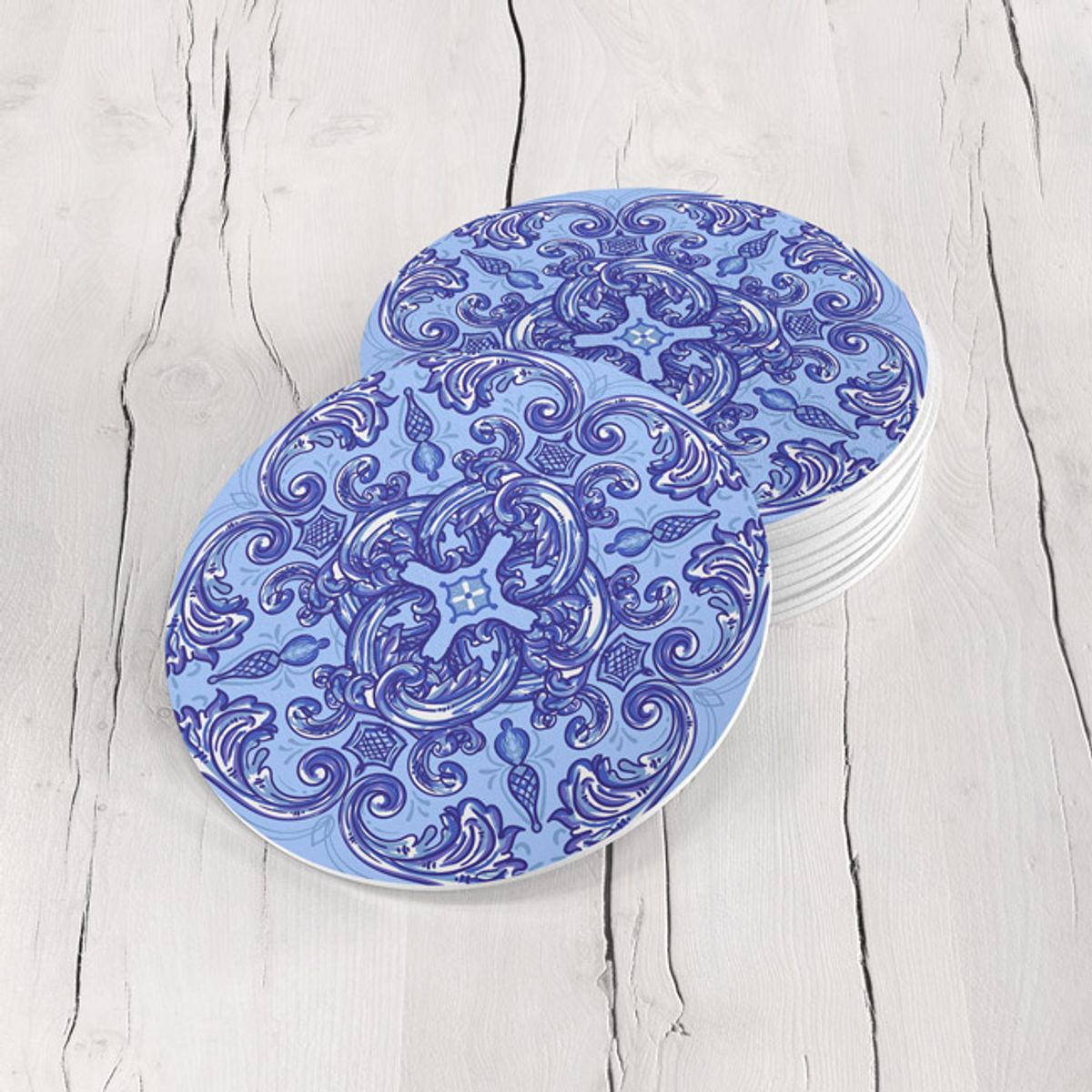 TAYRONA STORE - Portavasos Set x 6 Azulejos Portugueses 05.