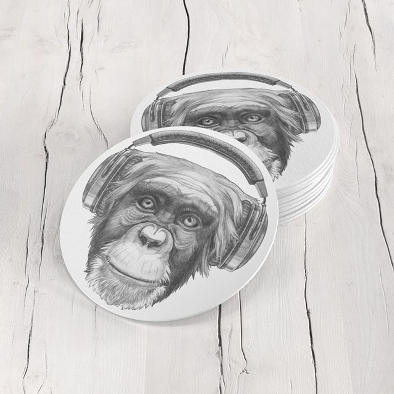 TAYRONA STORE - Portavasos Set x 6 Chimpancé 03