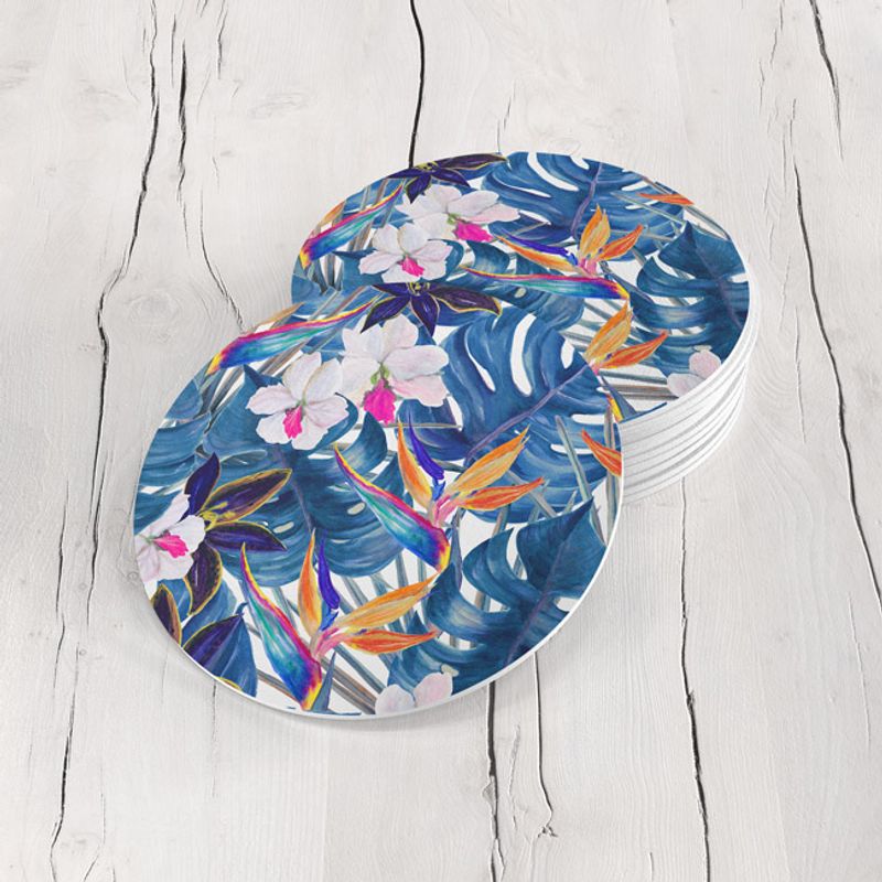 TAYRONA STORE - Portavasos Set x 6 Flores 140