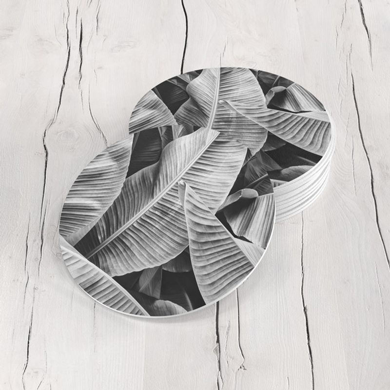 TAYRONA STORE - Portavasos Set x 6 Hoja Tropical 25