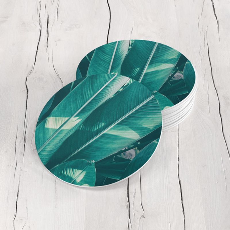 TAYRONA STORE - Portavasos Set x 6 Hoja Tropical 24