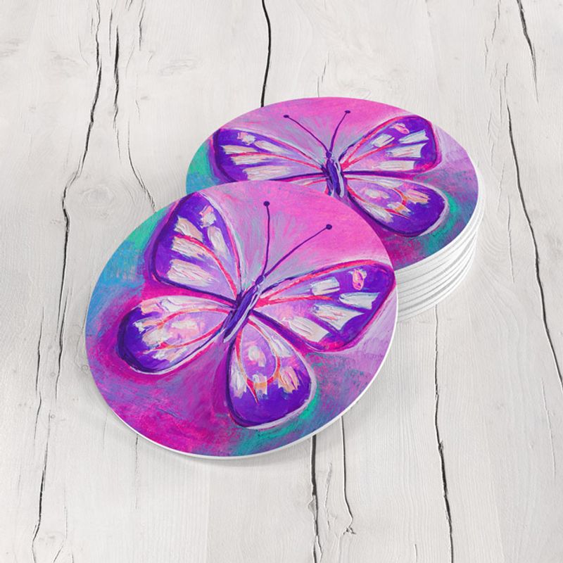 TAYRONA STORE - Portavasos Set x 6 Mariposa 83