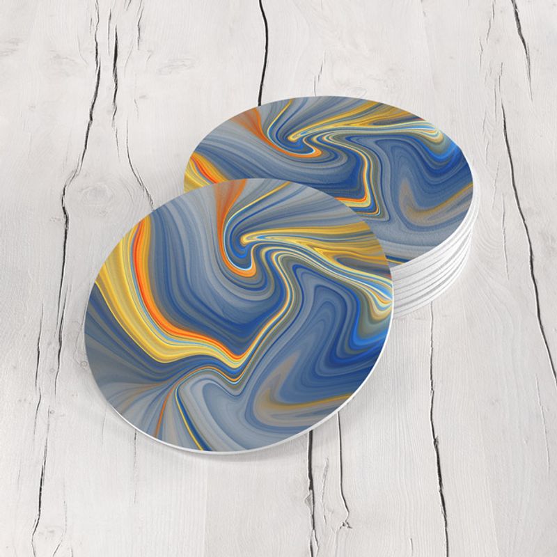 TAYRONA STORE - Portavasos Set x 6 Pintura Abstracta 54