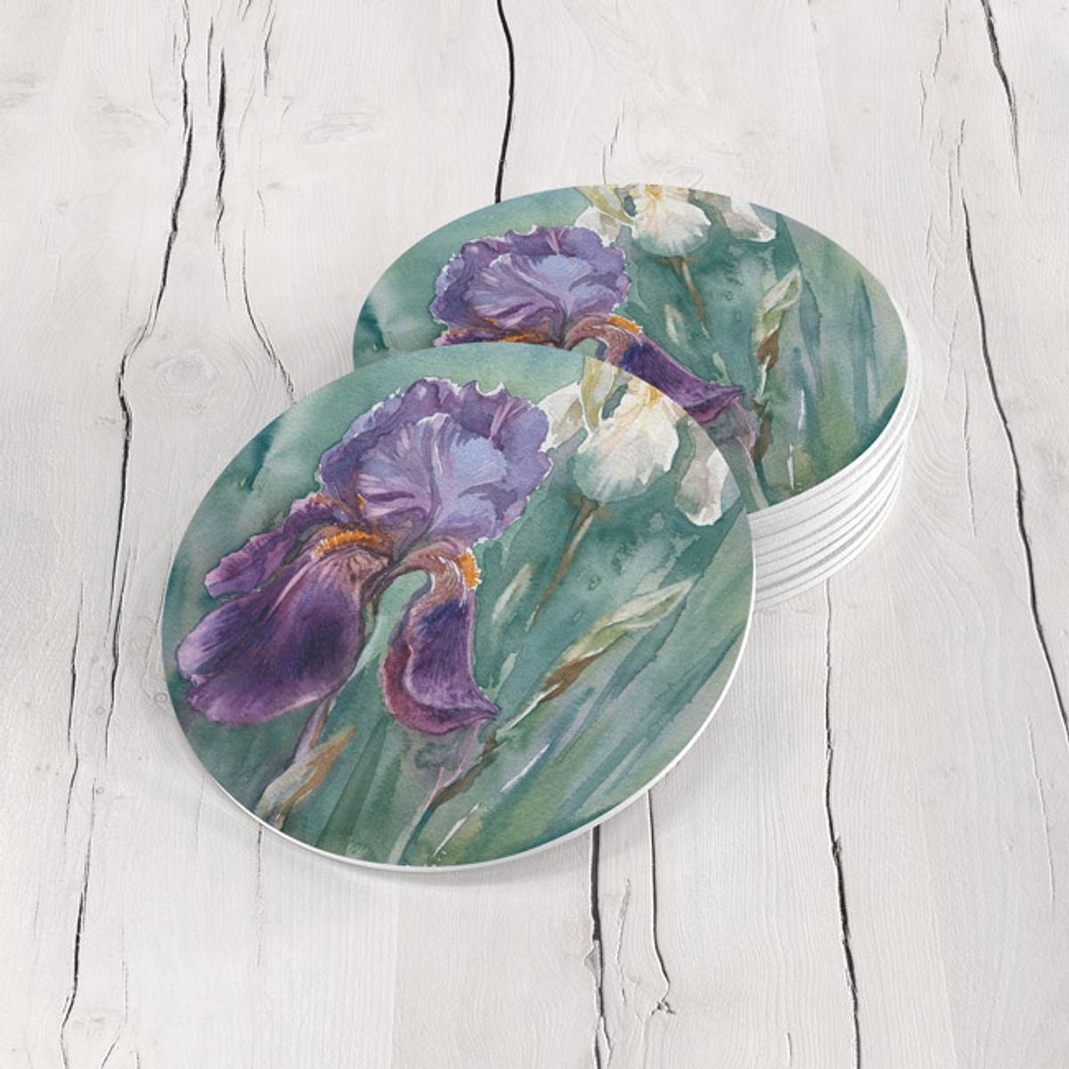 TAYRONA STORE - Portavasos Set x 6 Pintura Flores 128