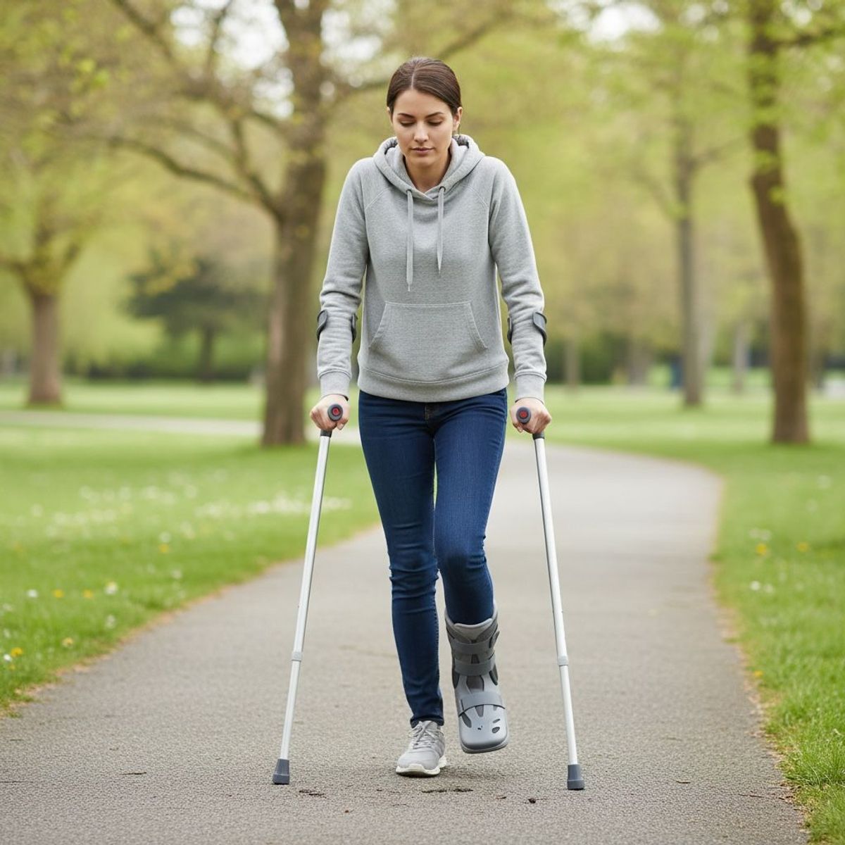 KONFORT PLUS - Par de Muletas Canadienses