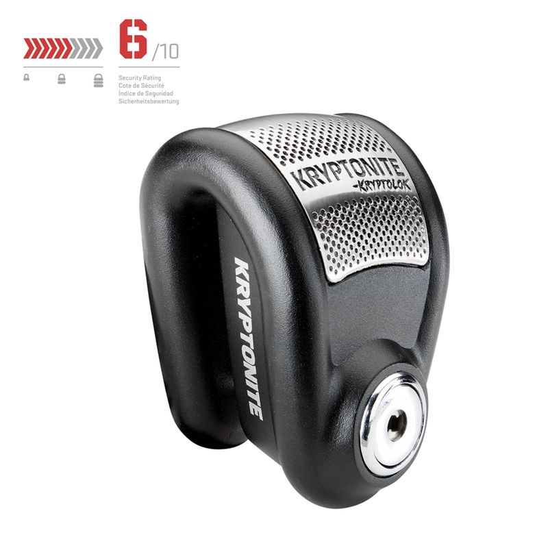 KRYPTONITE - Candado Para Moto 6a Alarma Disc Lock Kryptonite