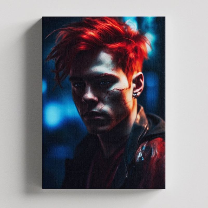 TAYRONA STORE - Cuadros Retablo Cyberpunk 005 - 35x50cm