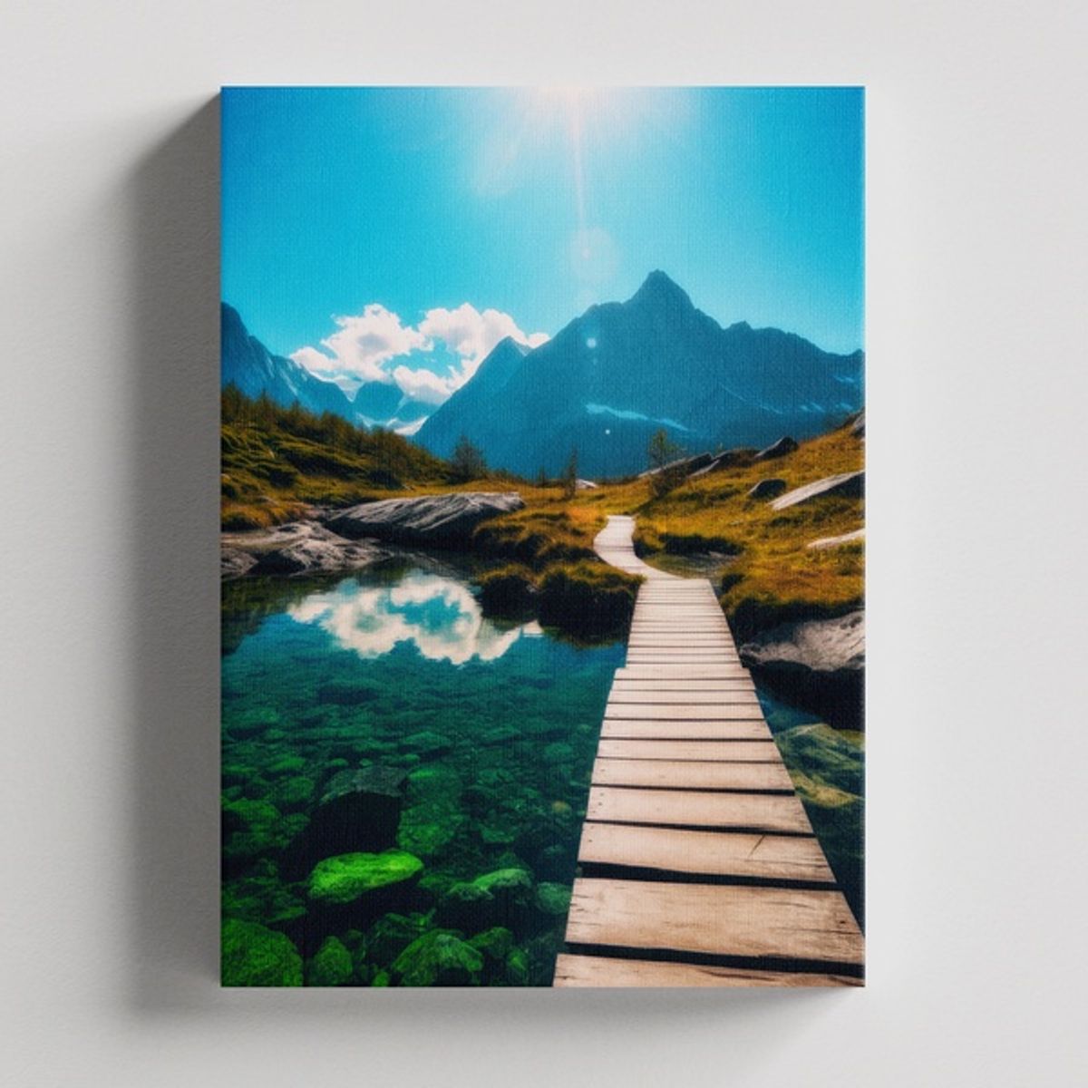 TAYRONA STORE - Cuadros Retablo Paisajes Lagos y Naturaleza 024 - 35x50cm