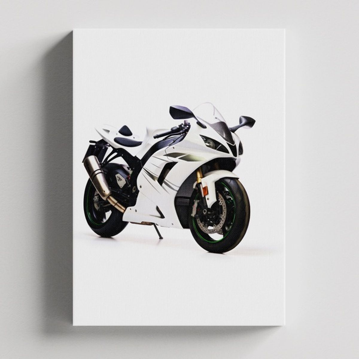 TAYRONA STORE - Cuadros Retablo Motos Blancas 027 - 35x50cm