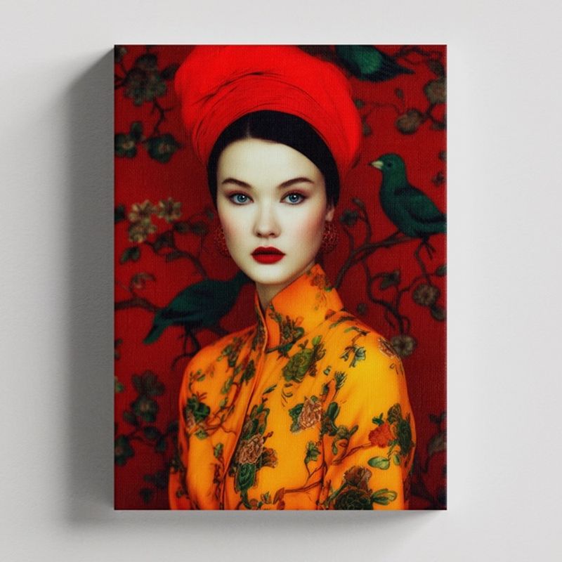 TAYRONA STORE - Cuadros Retablo Mujeres The Garden 001 - 35x50cm