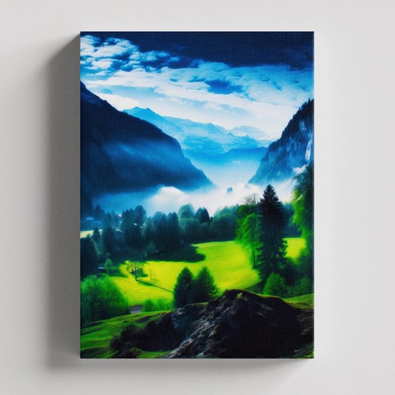 TAYRONA STORE - Cuadros Retablo Paisajes Lagos y Naturaleza 009 - 35x50cm