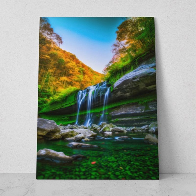TAYRONA STORE - Cuadros Retablo Paisajes Cascadas y Riachuelos 022 - 35x50cm