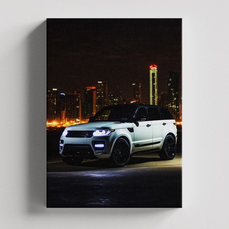 TAYRONA STORE - Cuadros Retablo Carros Blancos 007 - 35x50cm