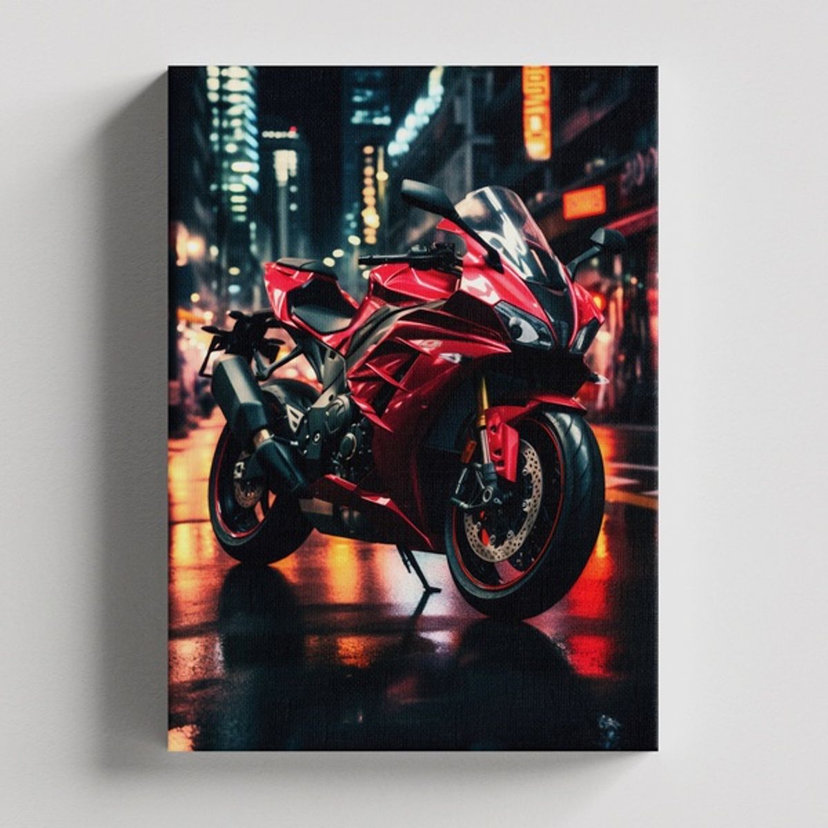 TAYRONA STORE - Cuadros Retablo Motos Rojas 002 - 35x50cm