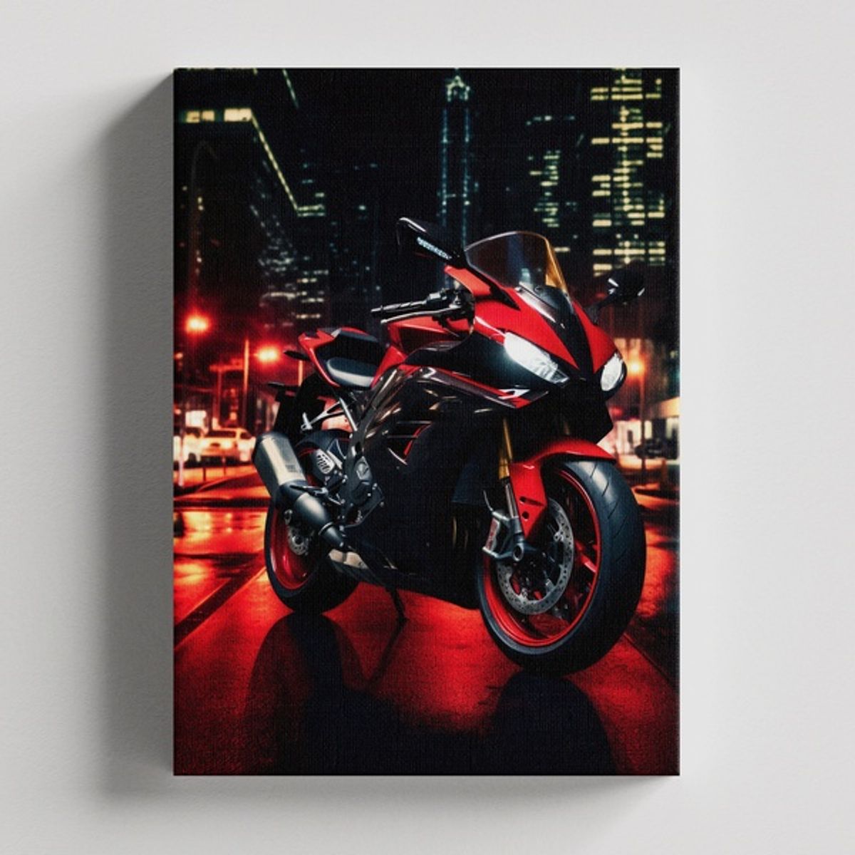 TAYRONA STORE - Cuadros Retablo Motos Rojas 009 - 35x50cm