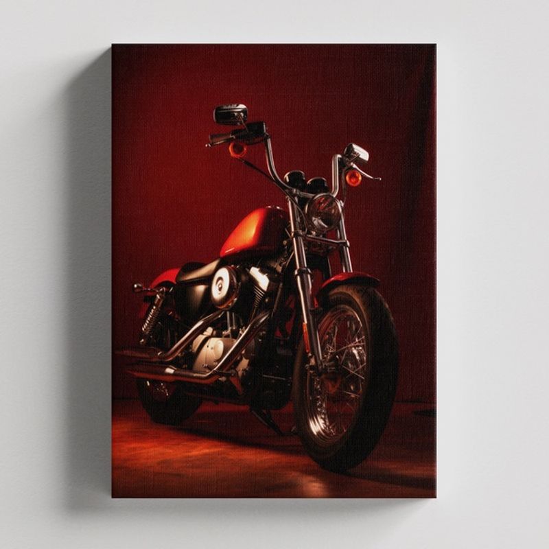 TAYRONA STORE - Cuadros Retablo Motos Rojas 019 - 35x50cm