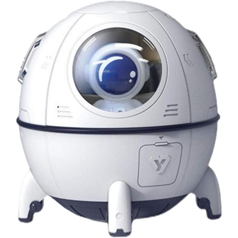 GENERICO - Mini Humidificador Portátil Nave Espacial Blanco