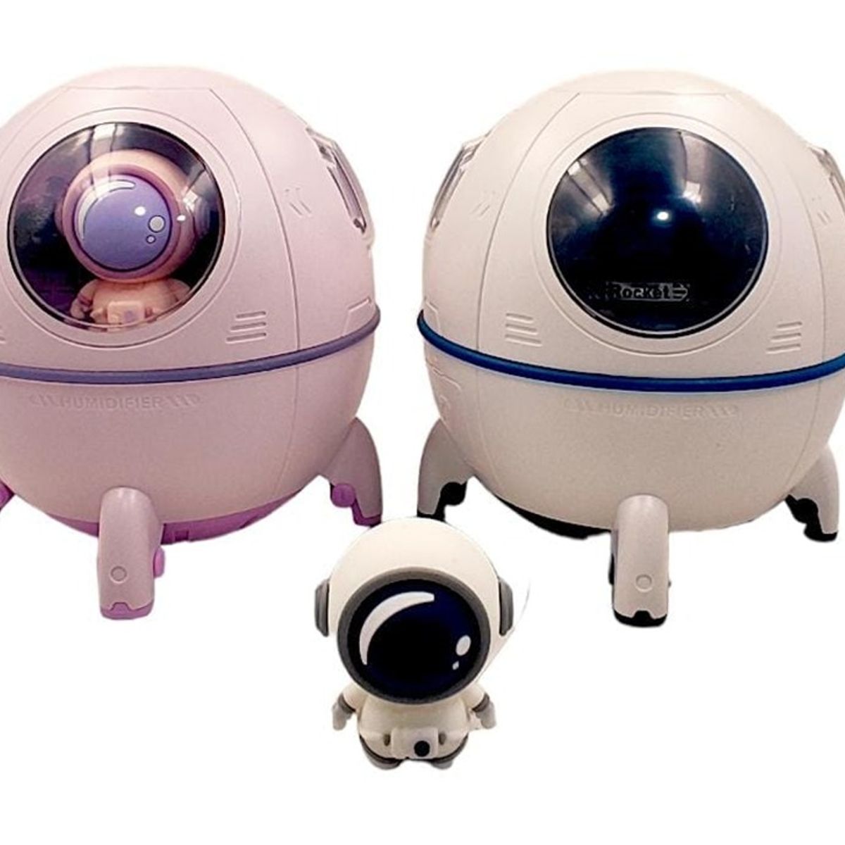 GENERICO - Mini Humidificador Portátil Nave Espacial Blanco