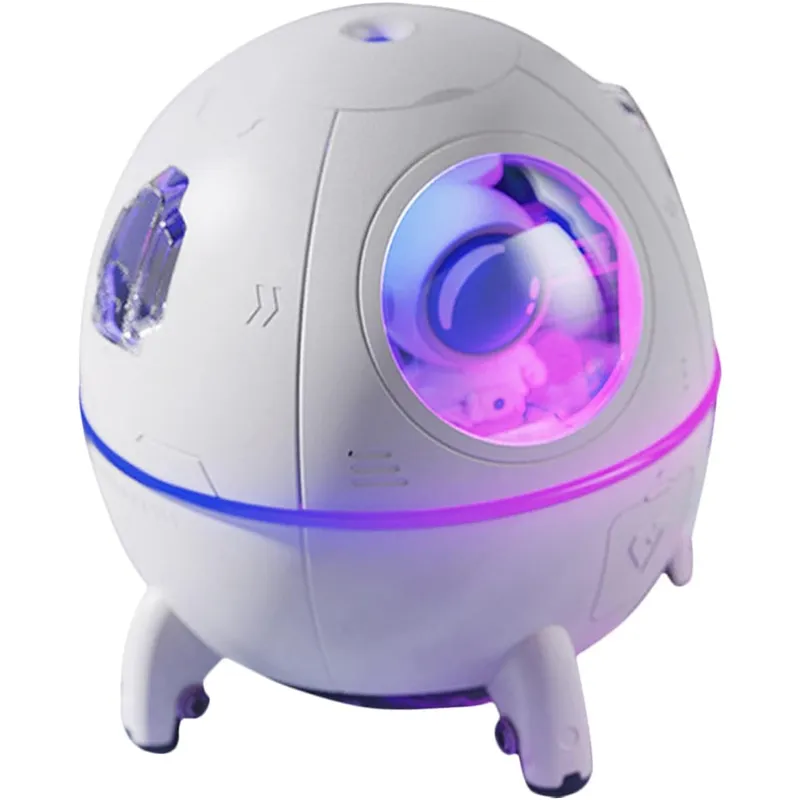 GENERICO - Mini Humidificador Portátil Nave Espacial Lila