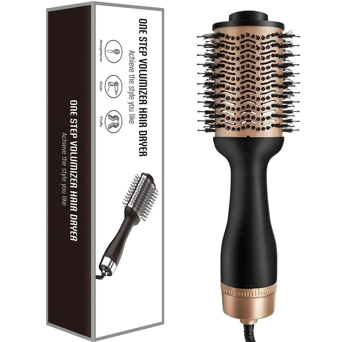 AMERICAN GENERICS - Cepillo Secador Keratina 3D Pro PP-6360 Alisador