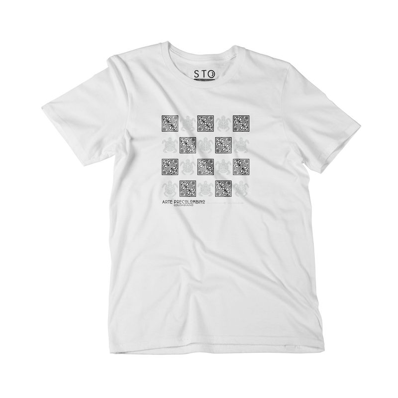 SIABATTO - Camiseta Estampada Hombre - Arte Precolombino