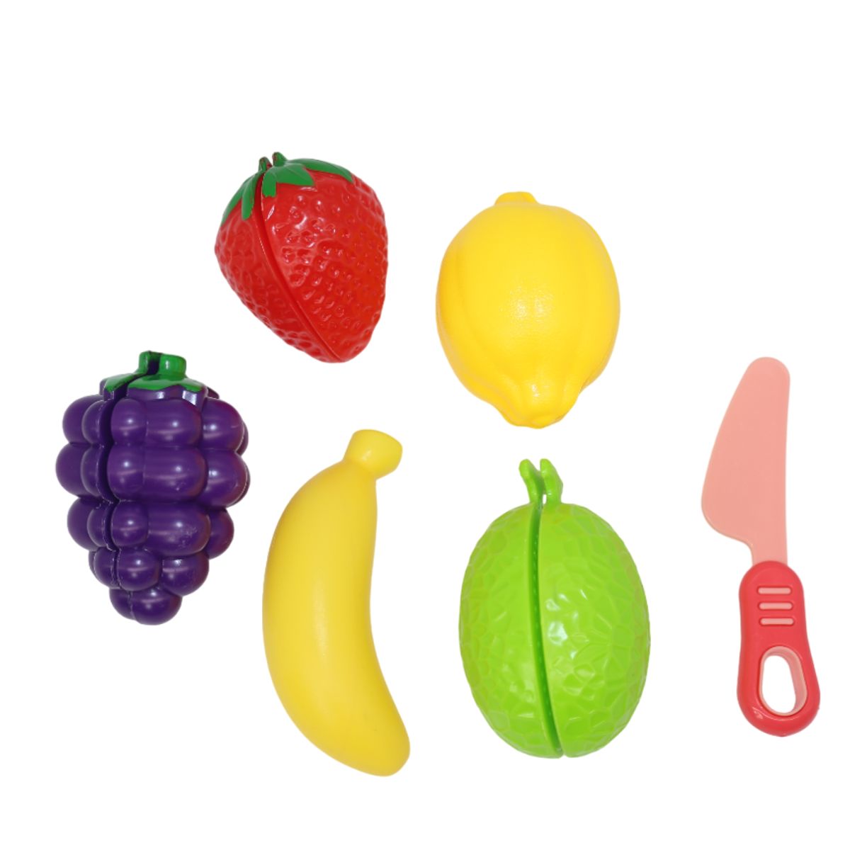 JUGUETELANDIA - SET COCINA FRUTAS CORTABLES BOLSA