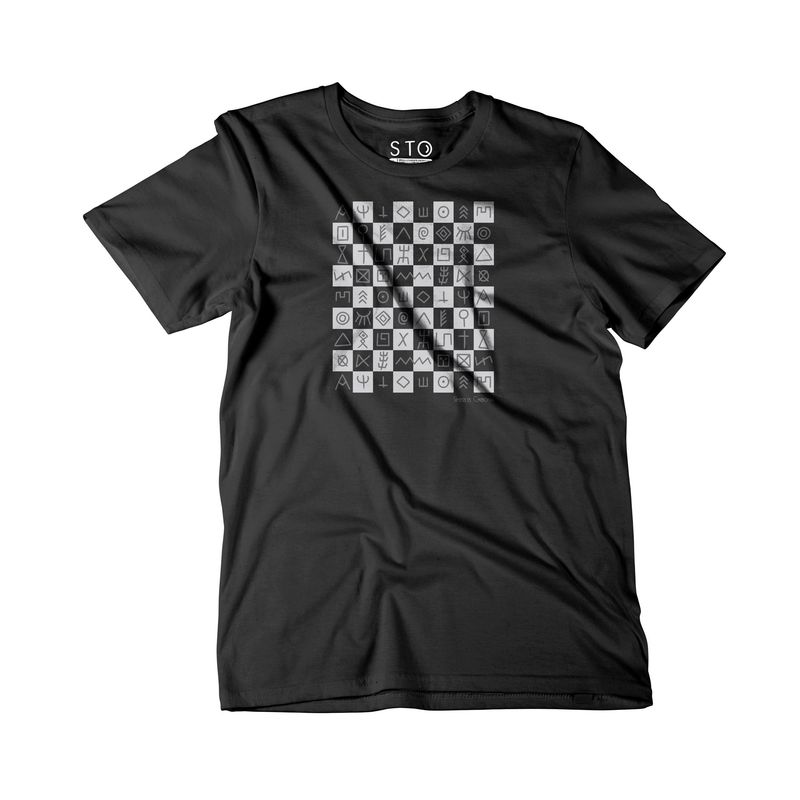 SIABATTO - Camiseta Estampada Hombre - Símbolos Chibchas