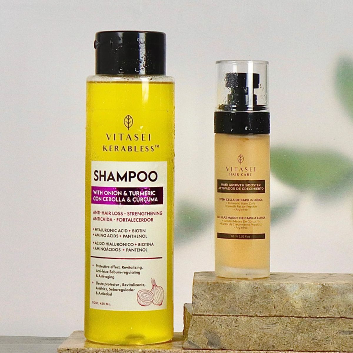 VITASEI - SHAMPOO DE CEBOLLA + ACTIVADOR DE CRECIMIENTO