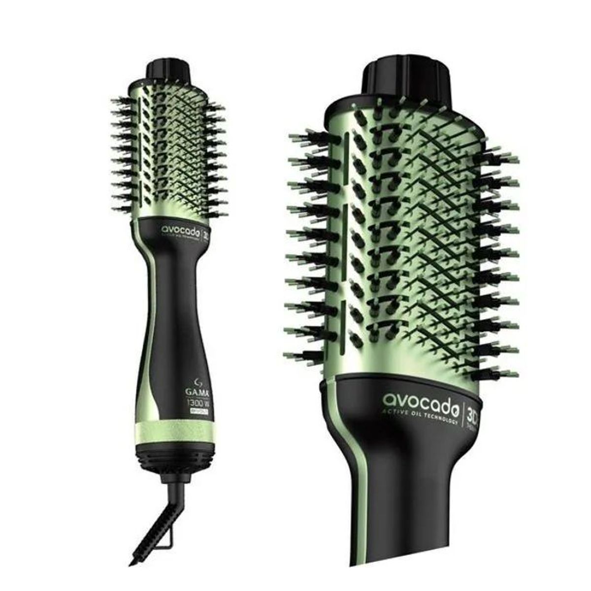 GENERICO - Cepillo Secador Cabello Aguacate 3d Voluminizador