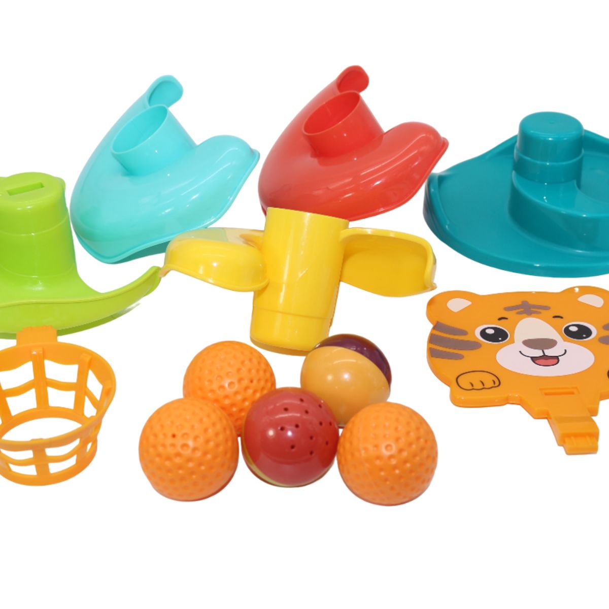 JUGUETELANDIA - JUEGO DE BLOQUES TIGRE TOBOGAN 12 PIEZAS CAJA