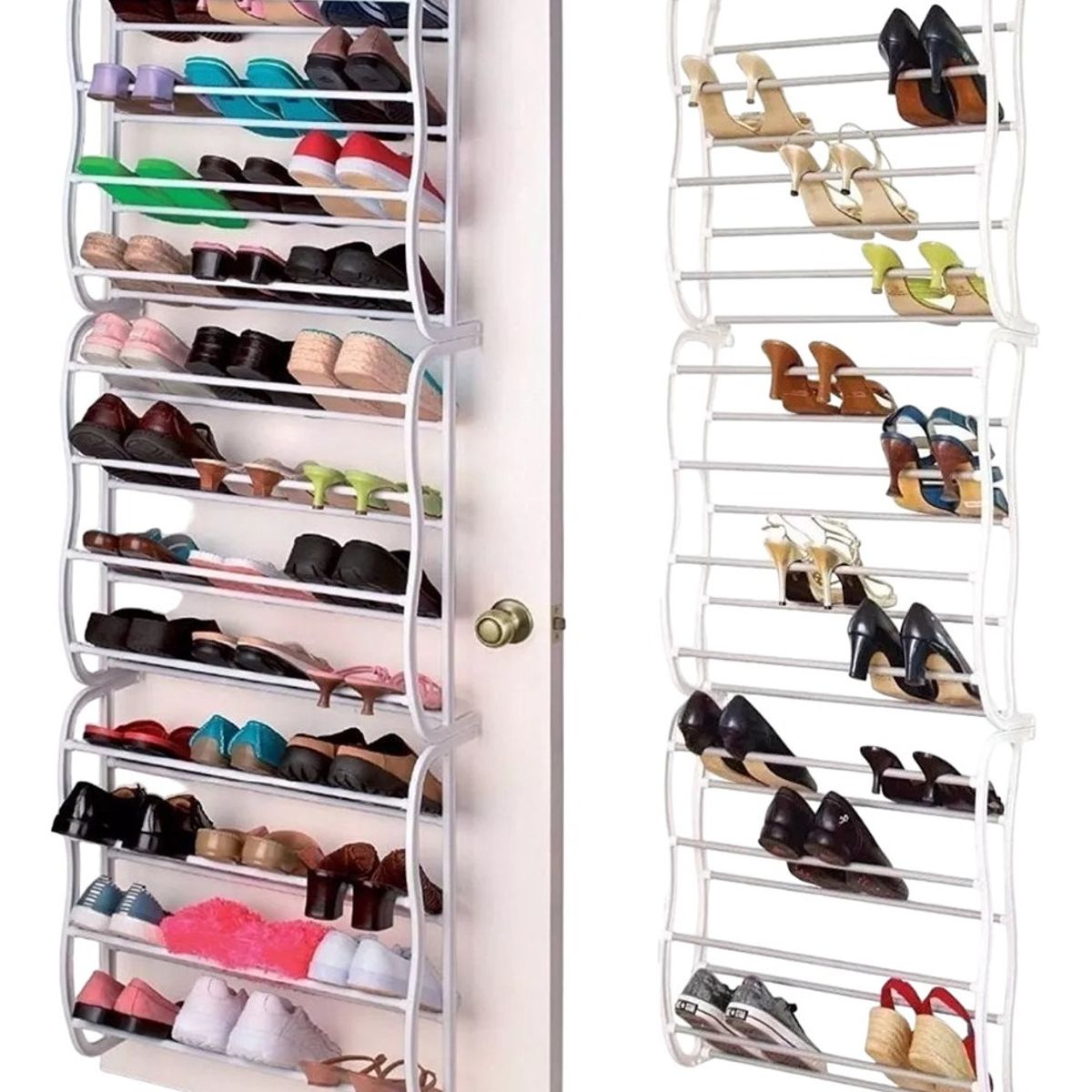 GENERICO - Zapatero Puerta Closet Colgante 36 Pares Zapatos Tenis Tacón