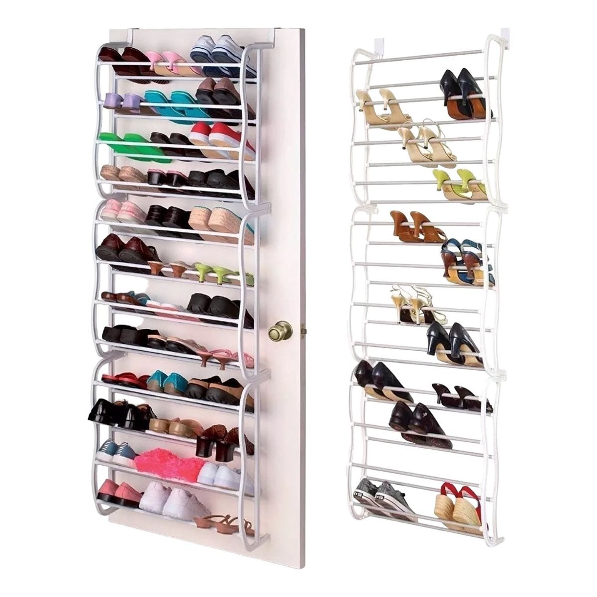GENERICO - Zapatero Puerta Closet Colgante 36 Pares Zapatos Tenis Tacón
