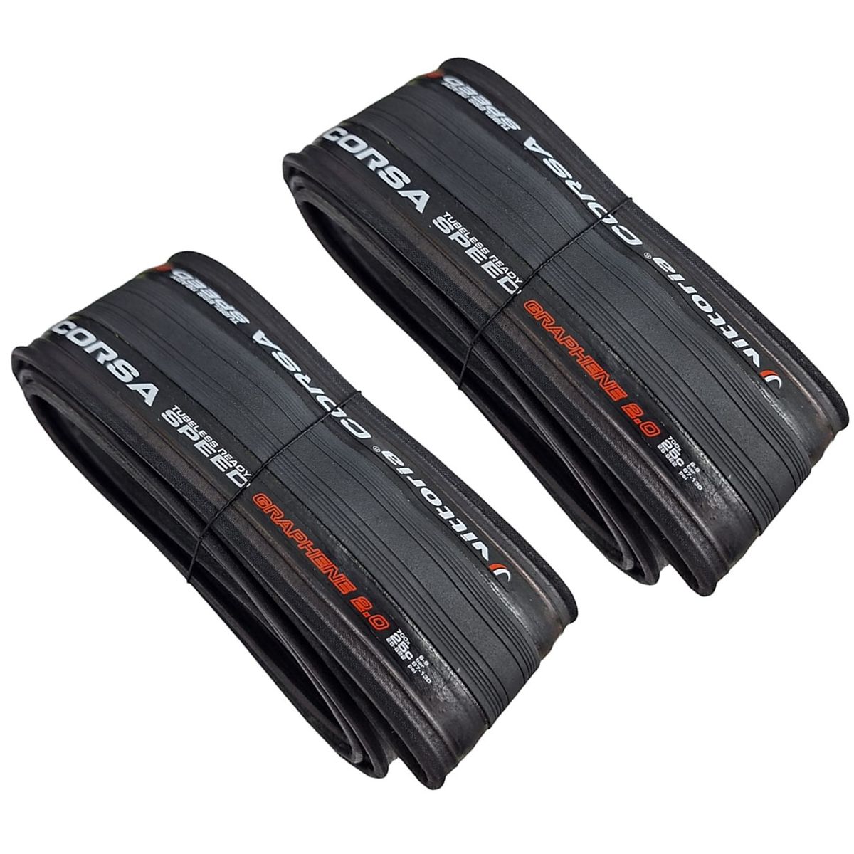 VITTORIA - Llanta Bicicleta 700 X 25 Vittoria Corsa Speed Tubeles X2uds