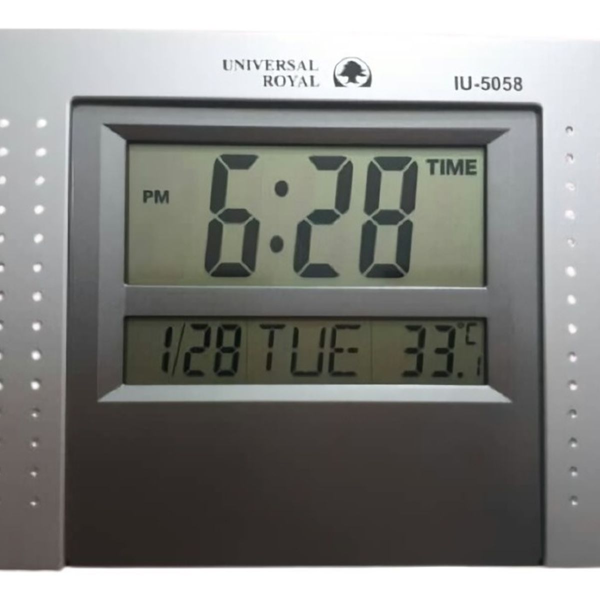 UNIVERSAL ROYAL - Reloj Digital Temperatura Alarma Calendario Pared Cuadro