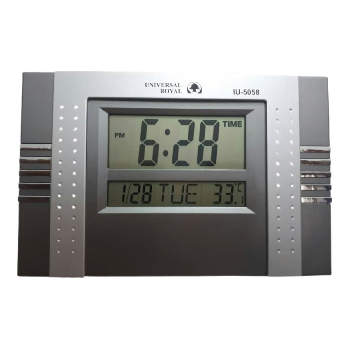 UNIVERSAL ROYAL - Reloj Digital Temperatura Alarma Calendario Pared Cuadro