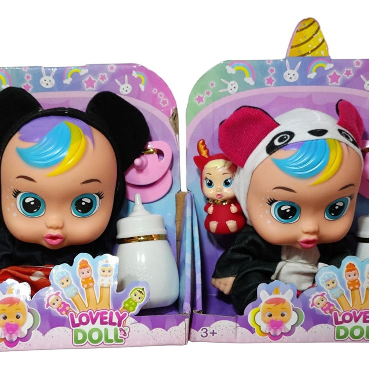 GENERICO - Juguete Muñeca Niña Bebe Accesorios Biberon Tetero