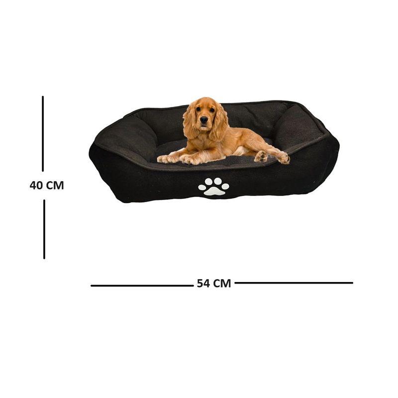 GENERICO - Cama MEDIANA color GRIS  Doble Faz Para perros y gatos